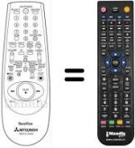 Télécommande équivalente RM 531V-59403