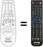 Télécommande équivalente RM 541V-59202