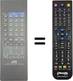 Mando a distancia equivalente JVC C 210EK