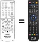Replacement remote control RM M30V-57601