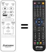 Replacement remote control RM M36-47707