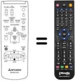 Replacement remote control RM M50-57601