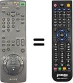 Replacement remote control Sony SLV-E 300