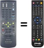 Replacement remote control RM M40V-57501