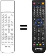 Télécommande équivalente RR 103