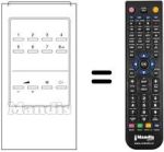 Replacement remote control RRMCG 0123 CESA