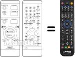 Replacement remote control RRMCG 0183 AJSA