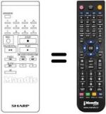 Replacement remote control RRMCG 0254 CESA