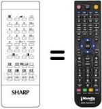 Replacement remote control RRMCG 0517 CESA