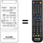 Télécommande équivalente RRMCG 0716 GE