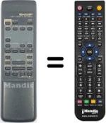 Télécommande équivalente RRMCG 0960 GE