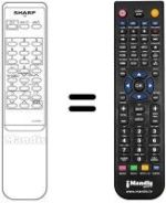 Télécommande équivalente RRMCG 1046 BMSA