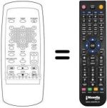 Mando a distancia equivalente Irradio MVS 450 SV