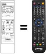 Télécommande équivalente RVR-510E