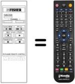 Télécommande équivalente RVR-906 BE