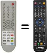 Télécommande équivalente Seitech SE20SKLCD