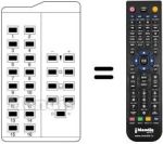 Replacement remote control SENSOR REM.CONT.16 FACH