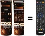 Mando a distancia equivalente Sony SLV-725