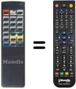 Replacement remote control SR 160