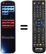 Replacement remote control SRD 650
