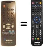 Replacement remote control SRT 4000