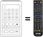 Télécommande équivalente UNIVERSUM 9266552