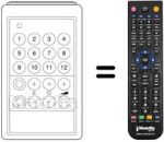 Replacement remote control UNIVERSUM 9253840