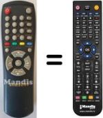 Mando a distancia equivalente 10129 C