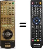Mando a distancia equivalente RMT-D107 P