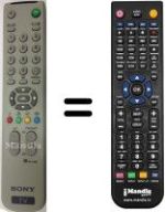 Replacement remote control Sony KV-14 LT1U