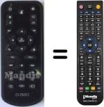 Télécommande équivalente STOREX D-520