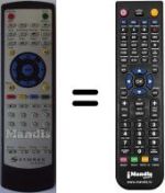 Télécommande équivalente STOREX MPIX 331 R