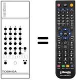 Télécommande équivalente T-534 A / B