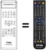 Replacement remote control T 2000