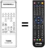 Replacement remote control T 3000