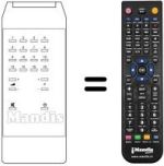 Mando a distancia equivalente T 848