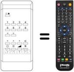 Mando a distancia equivalente Panasonic TC-2282 FR / SR