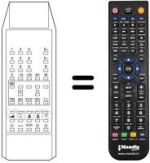 Télécommande équivalente TC 114 TEXT