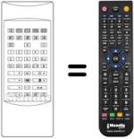 Télécommande équivalente TC 190