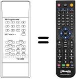 Mando a distancia equivalente TC 339 C