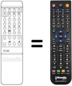 Télécommande équivalente TC 342