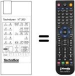 Mando a distancia equivalente TECHNITUNER VT 300
