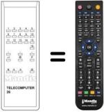 Mando a distancia equivalente TELECOMPUTER 26