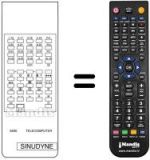 Télécommande équivalente TELECOMPUTER 5520