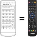 Mando a distancia equivalente TELECONTROL 16