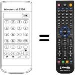 Télécommande équivalente TELECONTROL 2200