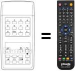 Télécommande équivalente TELEPROCESSOR