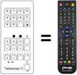 Mando a distancia equivalente TELESENSOR II