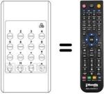 Replacement remote control TELESONAR 8