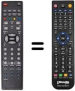 Mando a distancia equivalente United LED 26X10